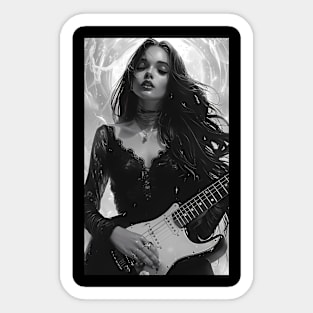 Rhapsody In Black A Portrait Of Melancholic Music Sticker